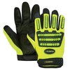 Viswerx Hi-Vis Mechanic Glove-Adj Wrist& Knuckle Guards LG 127-11042